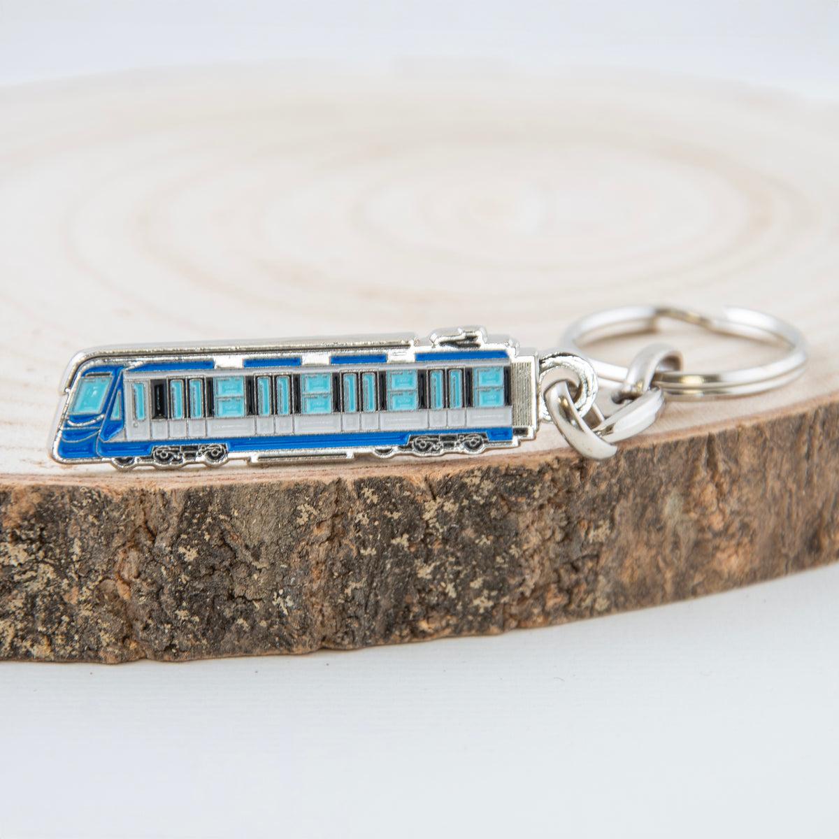 Colección llaveros metal trenes históricos Metro de Madrid (Edición limitada)