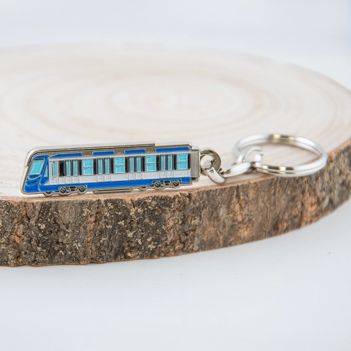 Colección llaveros metal trenes históricos Metro de Madrid (Edición limitada)