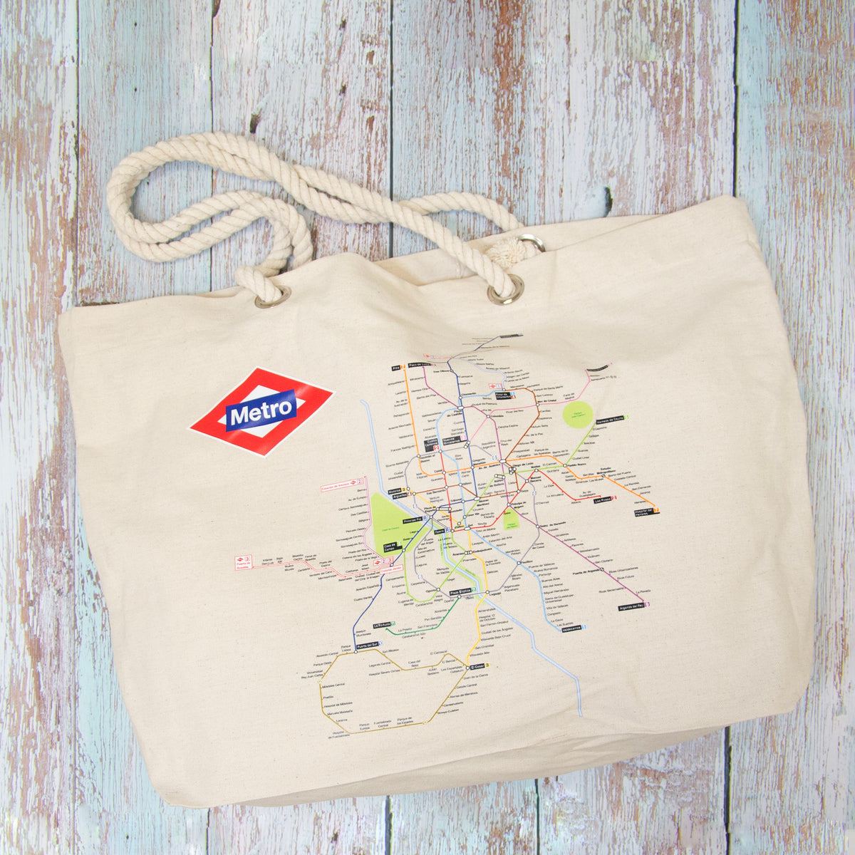Maxi bolsa plano Metro de Madrid