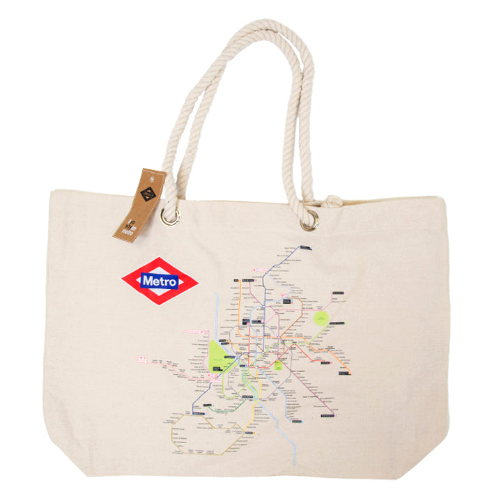 Maxi bolsa plano Metro de Madrid