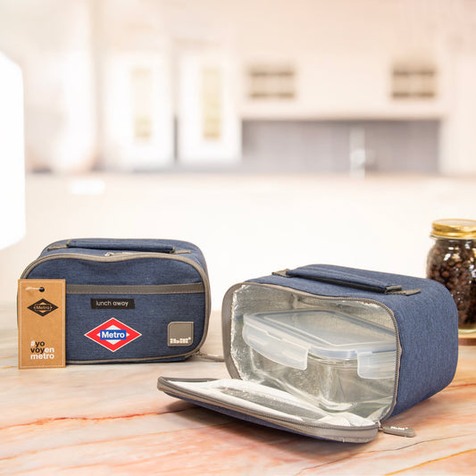 Tartera "Metro de Madrid" azul