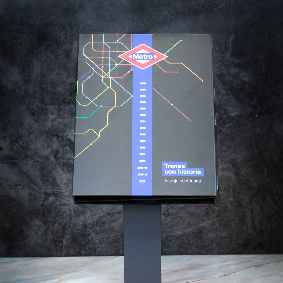 Colección llaveros metal trenes históricos Metro de Madrid (Edición limitada)