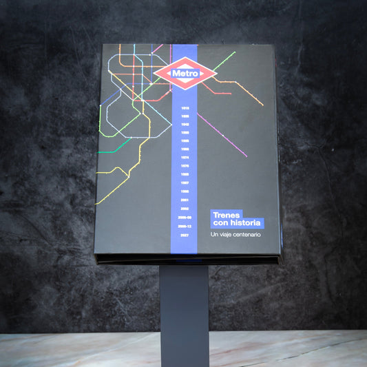 Colección llaveros metal trenes históricos Metro de Madrid (Edición limitada)