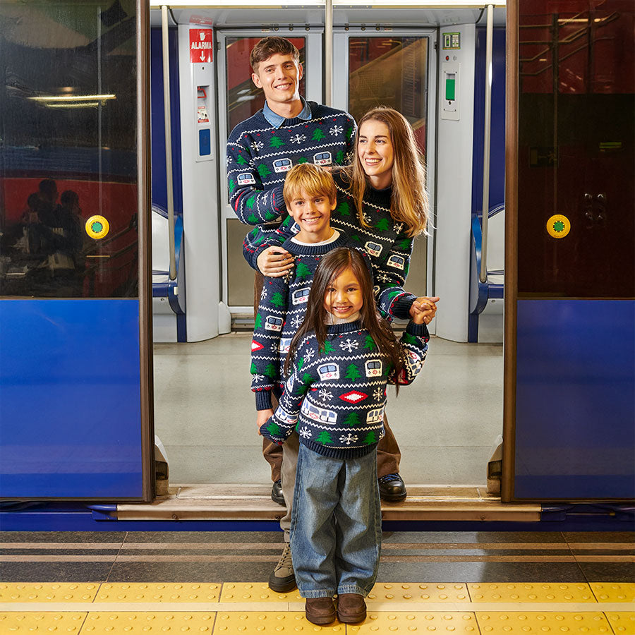 Metro de Madrid Christmas Sweater