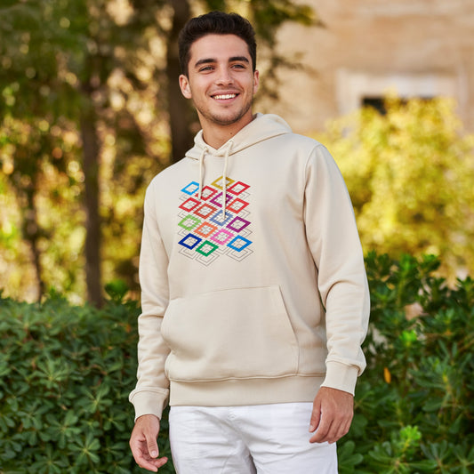 Colored logos hoodie