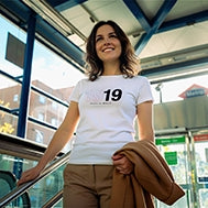 Camiseta Metro 1919 blanca