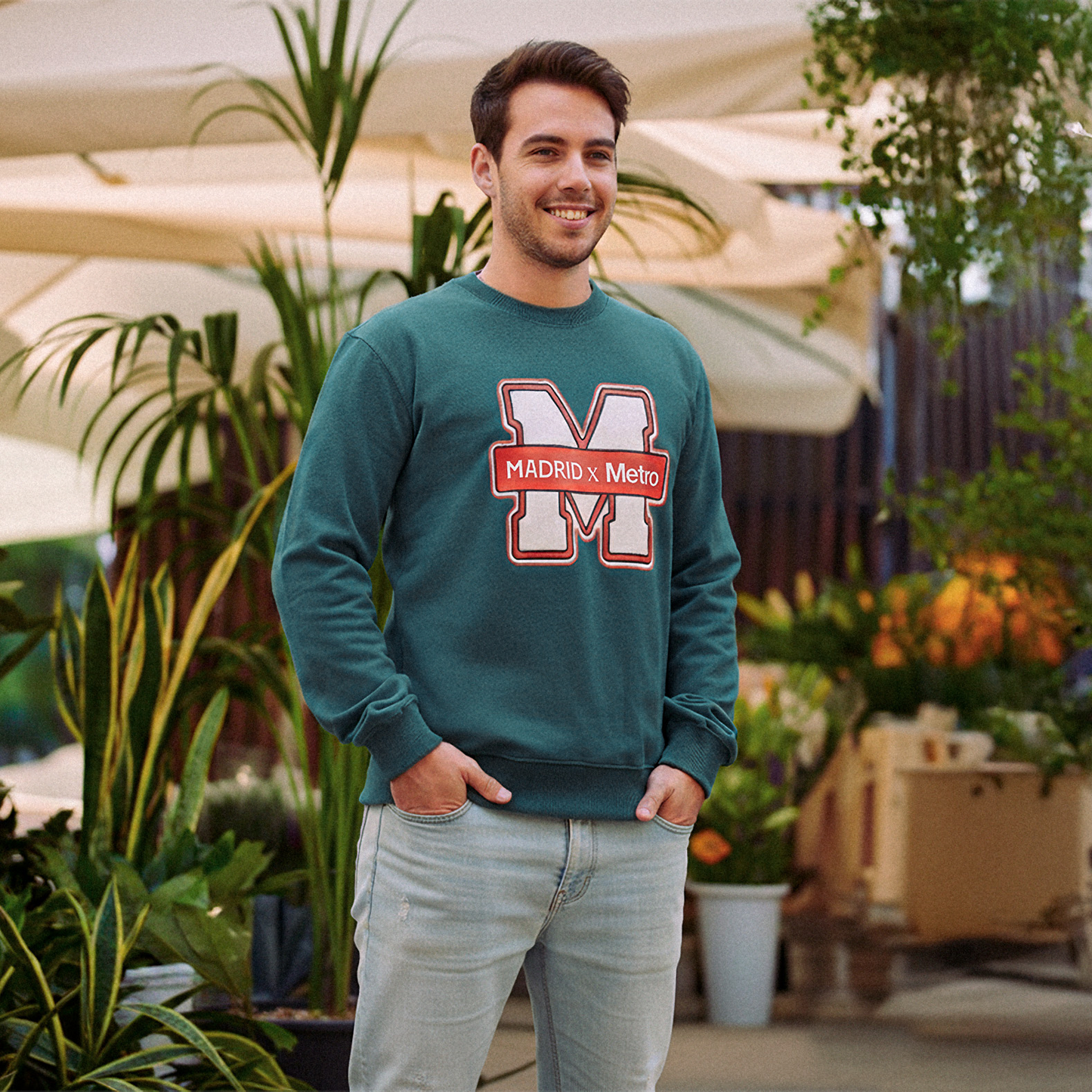 Sudadera Madrid x Metro adulto