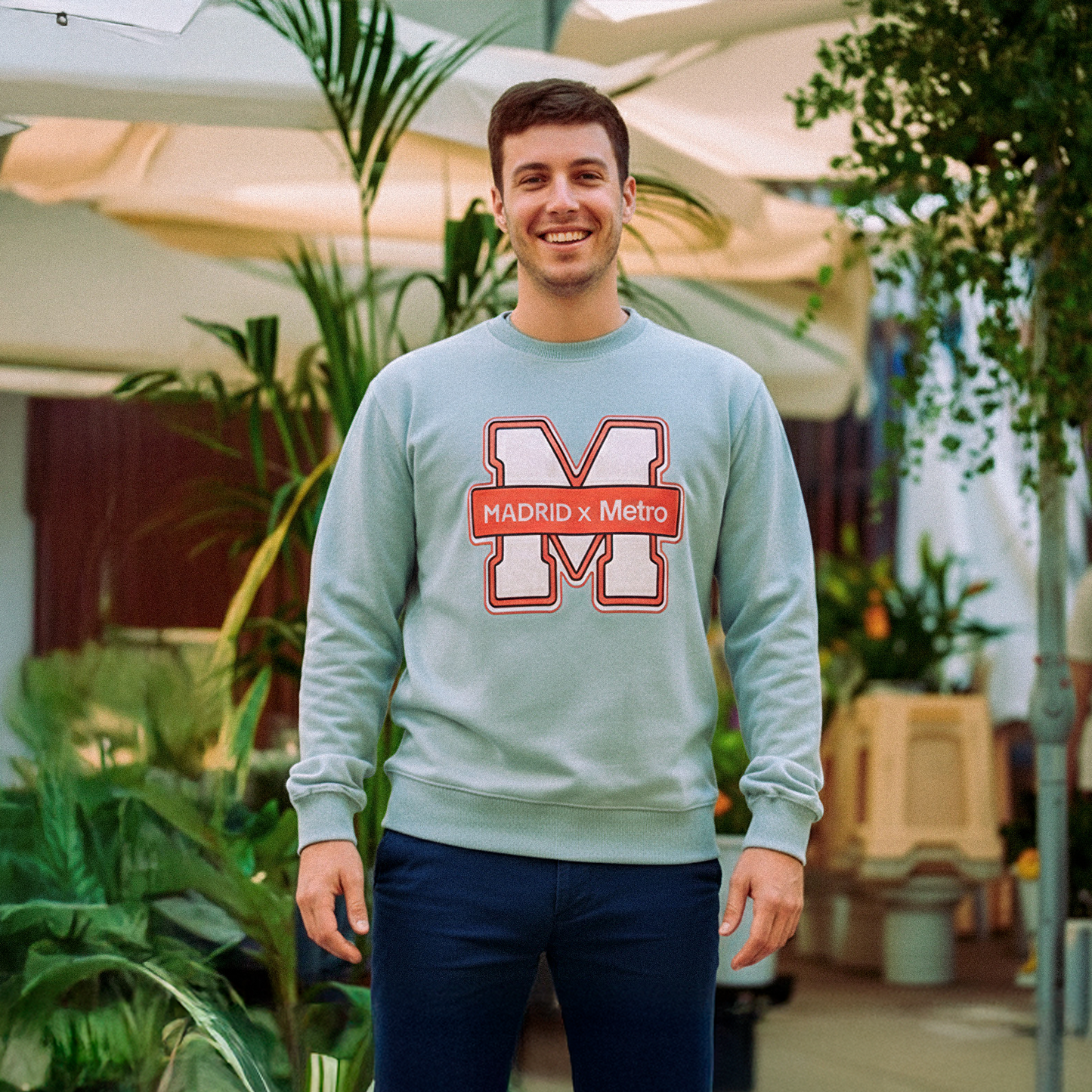 Sudadera Madrid x Metro adulto