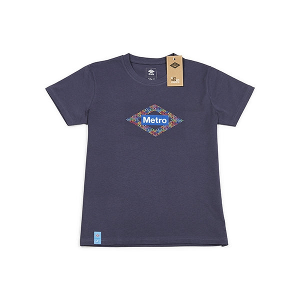 Camiseta infantil rombo multicolor