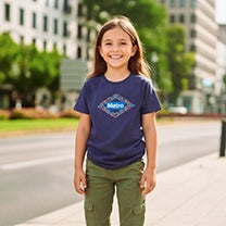 Colorful Metro logo kids t-shirt