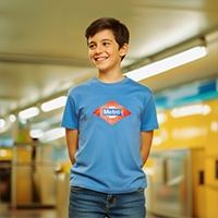 Camiseta infantil rombo bloques de construcción