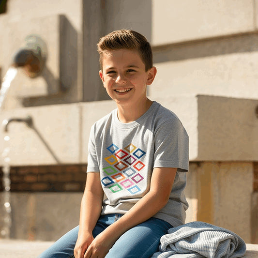 Kids T-shirt colored Metro logo