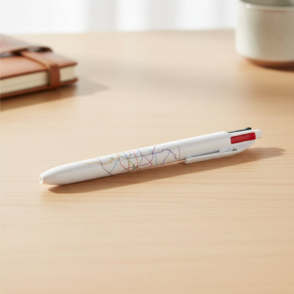 BIC 4-Color Pen Metro de Madrid Edition