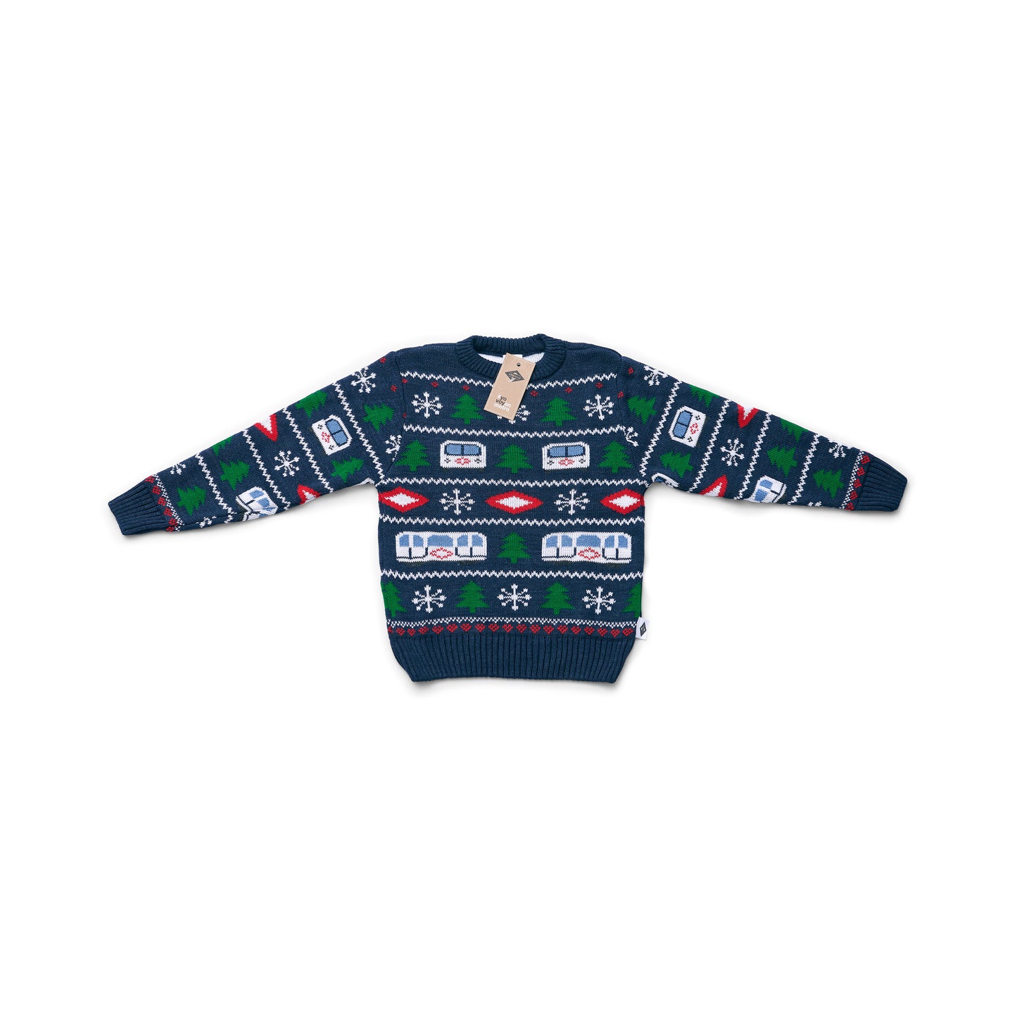 Metro de Madrid Christmas Sweater Kids version
