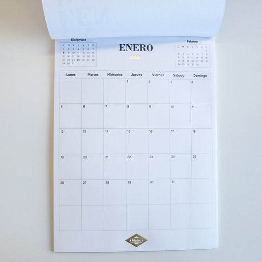 Calendario de pared 2026